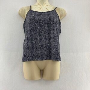 Lane Bryant Tank Cami Casual Black White Animal Print Plus Size 14/16W‎